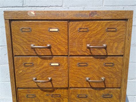 vintage metal card catalog box|antique library card cabinets.